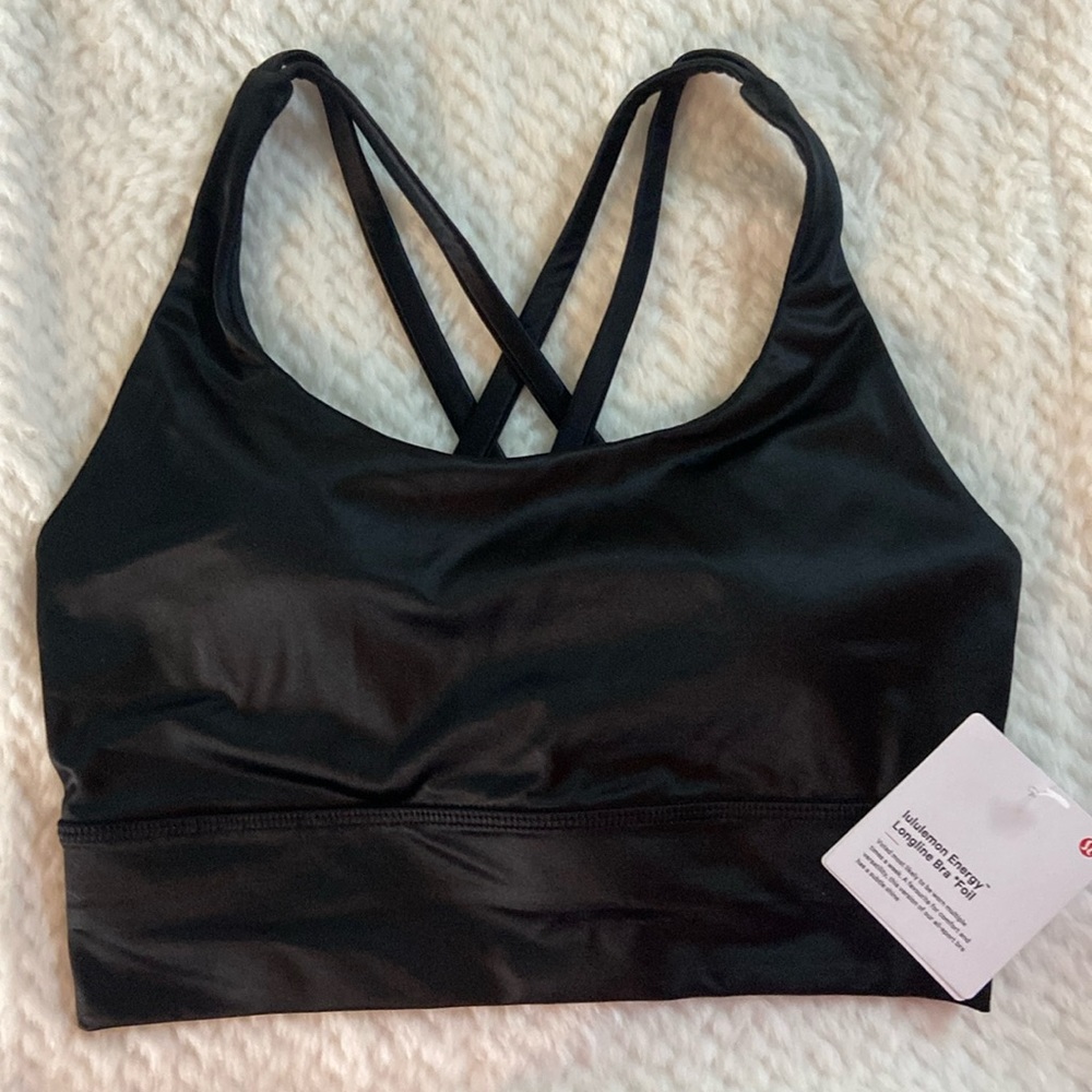 Lululemon Longline bra foil black